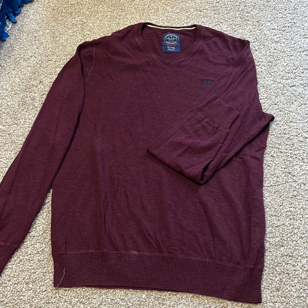 Tall V-neck sweater